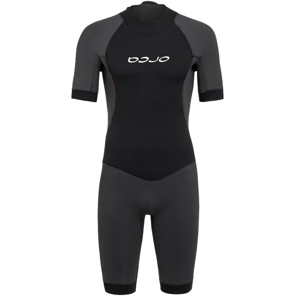 2026 Orca Männer Vitalis Rückenreißverschluss Open Water Swim Shorty Neoprenanzug NN2Y0 - Black